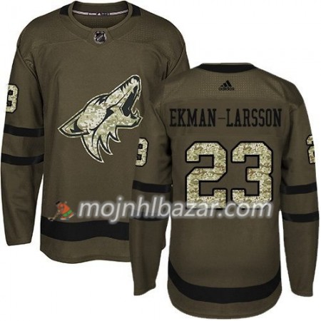 Dresovi Arizona Coyotes Oliver Ekman-Larsson 23 Adidas 2017-2018 Camo Zelena Authentic - Muške Dresovi Arizona Coyotes Oliver Ekman-Larsson 23 Adidas 2017-2018 Camo Zelena Authentic - Muške